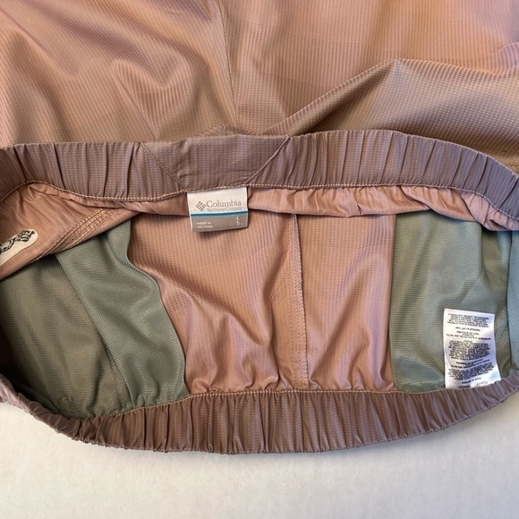Columbia women’s Tidal spray stretch windbreaker iridescent shorts Sz-L. N13 - Picture 9 of 14